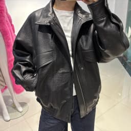 YOLOAgain Drop Shoulder Real Leather Jacket Women Genuine Sheepskin Jacket Coat
