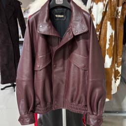 YOLOAgain Drop Shoulder Real Leather Jacket Women Genuine Sheepskin Jacket Coat
