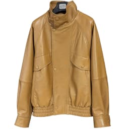 YOLOAgain Drop Shoulder Real Leather Jacket Women Genuine Sheepskin Jacket Coat