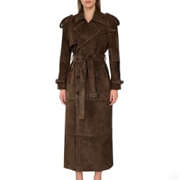 YOLOAgain 2025 Autumn 150cm Length Long Real Leather Trench Coat Women High Quality Genuine Leather Jacket Female Streetwear