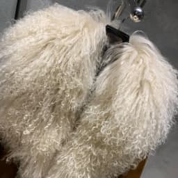 Sheep Fur Leather Coats Women Winter Luxury Mongolian Fur Leather Jackets with Long Sleeve with Natural Mongolian Fur 7251