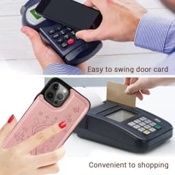 Wallet Butterfly Embossing Slot Magnetic Flip Leather Case For iPhone 16e 16 Pro Max 15 14 13 12 11 SE 2 X XR XS 8 7 Plus Cover