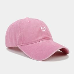 Washed Cotton Baseball Cap Women Men Soft Top Embroidered Love Retro Simple Summer Snapback Hats For Women Outdoor Dad Hat New