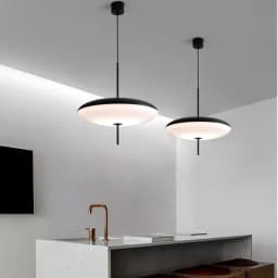 Nordic Creative Internet Celebrity Flying Saucer Art Chandelier Personalized Exhibition Hall Dining Table Simple Round Bar Lamps