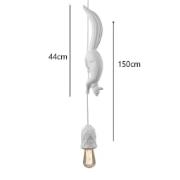 Hanglamp Squirrel Shape Nordic Resin animal Pendant Light LED Indoor decor Hanging Lamp For Dining Room Living Room Kids Room