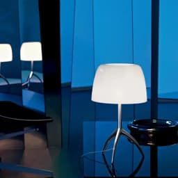 Nordic Modern Colorful Glass Lampshade Three Legged LED Desk Lamp Suitable for Study Bedroom Living Room