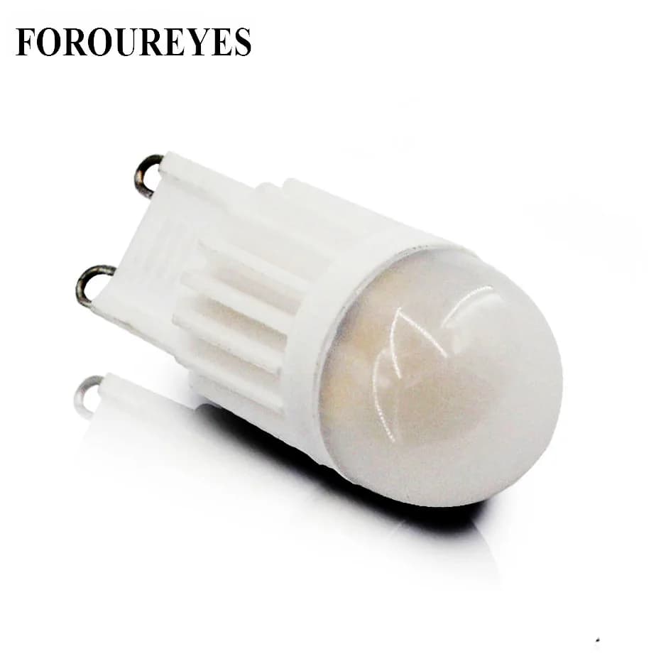10pcs Super Bright G9 LED Lamp 220V 3.5W COB Ceramic Bulb for Chandelier Lighting Ceiling Lights Replace 25W Halogen Light