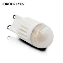 10pcs Super Bright G9 LED Lamp 220V 3.5W COB Ceramic Bulb for Chandelier Lighting Ceiling Lights Replace 25W Halogen Light
