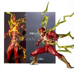 Revoltech The Flash Action Figure Barry Allen Figurine Movable PVC Collection Kaiyodo Amazing Yamaguchi Flashpoint Model Toys