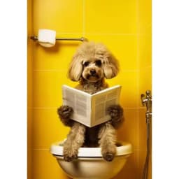 CHENISTORY Paint By Number Animal toilet Landscape Kits Handpainted Picture By Number Drawing On Canvas Home Decoration