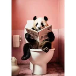 CHENISTORY Paint By Number Animal toilet Landscape Kits Handpainted Picture By Number Drawing On Canvas Home Decoration