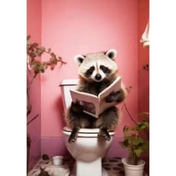 CHENISTORY Paint By Number Animal toilet Landscape Kits Handpainted Picture By Number Drawing On Canvas Home Decoration