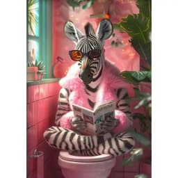 CHENISTORY Paint By Number Animal toilet Landscape Kits Handpainted Picture By Number Drawing On Canvas Home Decoration