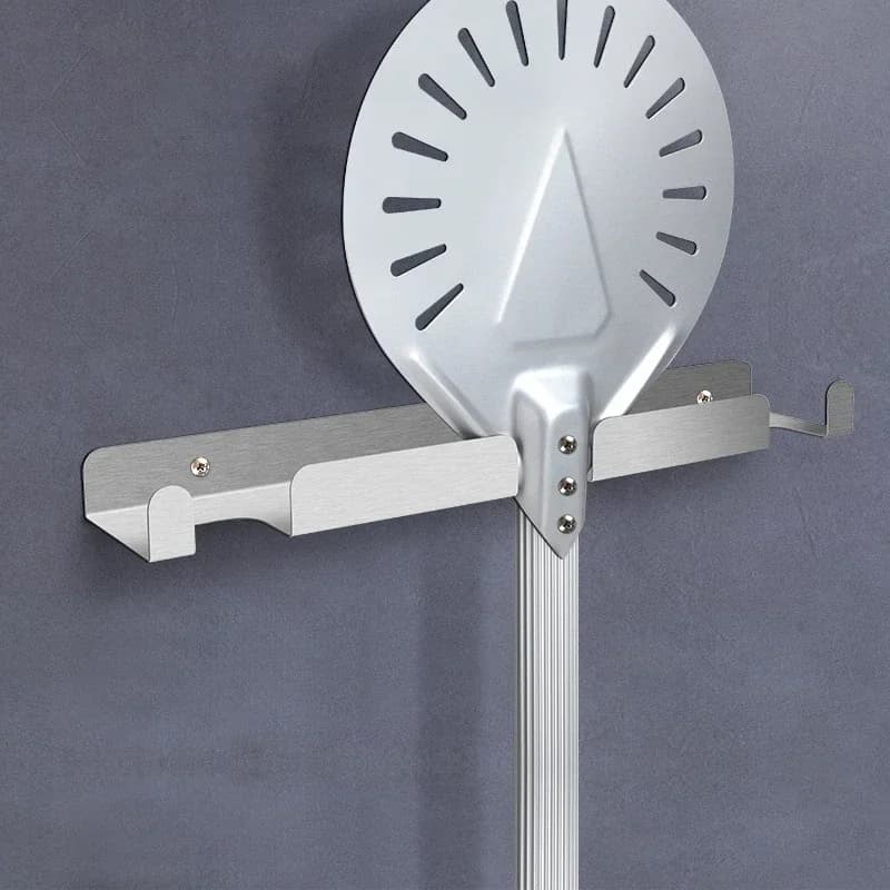 Pizza shovel rack wall mounted stainless steel storage rack commercial shelf for household use utensil holder utensil holder