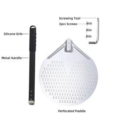 Big Pizza Peel Shovel Oven Paddle Accessories for Pizza Slide Turning Peel Kitchen Bread Maker Baking Oven Gadgets Pizza Tool