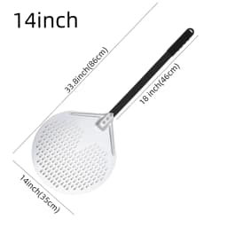 Big Pizza Peel Shovel Oven Paddle Accessories for Pizza Slide Turning Peel Kitchen Bread Maker Baking Oven Gadgets Pizza Tool
