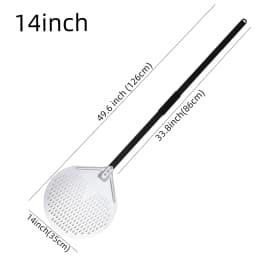 Big Pizza Peel Shovel Oven Paddle Accessories for Pizza Slide Turning Peel Kitchen Bread Maker Baking Oven Gadgets Pizza Tool