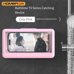 Fixed Universal Waterproof and Anti-fog Mobile Phone Case for Bathroom Shower Phone Holder Waterproof Can Touched Shower Phone