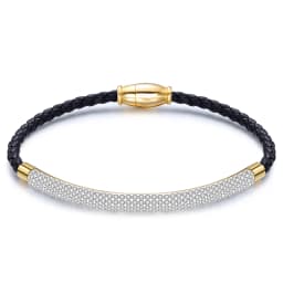 Stainless Steel Magnetic Clasp Bracelet Fashion Jewelry Crystal Rhinestone Charm Leather Wrap Bracelets For Women
