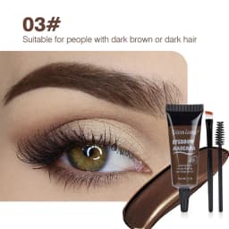 Professional Eyebrow Enhancers Cream Women Natural Liquid Dyeing Eyebrow Set Brow Tattoo Pigments Lasting Waterproof Eyebrow Gel