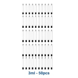 10-50Pcs 3ML Insulin Cartridges 300IU Sterilized Disposable Glass Vial for Diabetes Injection Pen for Peptide Pen Injection