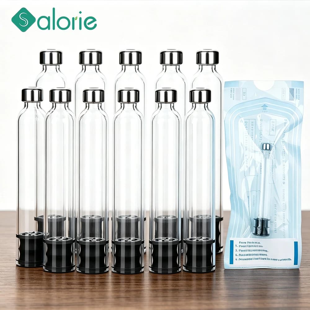 10-50Pcs 3ML Insulin Cartridges 300IU Sterilized Disposable Glass Vial for Diabetes Injection Pen for Peptide Pen Injection