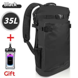 Swimming PVC Pack Dry Bag Backpack for Women Men 35L Waterproof Shoulder Kayak Trekking Drifting Rafting Surfing Boating Bag