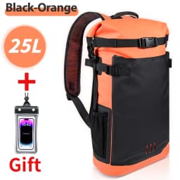 Swimming PVC Pack Dry Bag Backpack for Women Men 35L Waterproof Shoulder Kayak Trekking Drifting Rafting Surfing Boating Bag