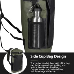 Swimming PVC Pack Dry Bag Backpack for Women Men 35L Waterproof Shoulder Kayak Trekking Drifting Rafting Surfing Boating Bag