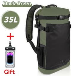 Swimming PVC Pack Dry Bag Backpack for Women Men 35L Waterproof Shoulder Kayak Trekking Drifting Rafting Surfing Boating Bag