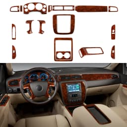 Car Center Console Armrest Box Interior Sticker For Chevrolet Avalanche Silverado Suburban Tahoe GMC Sierra Yukon XL Accessories