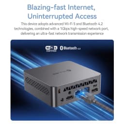 MLLSE Mini PC M2 Intel Gemini Lake Intel I3 4030U 8GB RAM 128GB ROM WiFi 5 Win10 Bluetooth 4.2 USB 3.0 Mini Computer