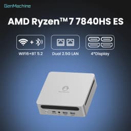DDR5 32GB 6400Mhz RAM M.2 2280 SSD WIFI6 BT5.2 Pc Diy Gaming Computer Genmachin AMD Ryzen 7 7840HS ES 7940HS MINI PC Windows 11
