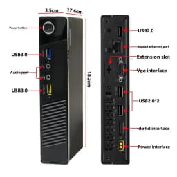 Used For Lenovo M710Q M720Q M73 For Dell Fo HP Mini PC Ultra Slim Computer For Business Office