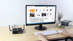 XCY Fanless Mini PC Intel Core I7 4500U I5 4200U Gigabit Ethernet HDMI VGA Display 8x USB Ports Support WiFi Windows Linux