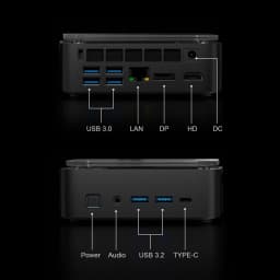 Chatreey AN3P Mini PC H255 780M / 14450HX Gaming Desktop Computer with WiFi 6/Bluetooth 5.2//HDMI/DP/USB 4.0