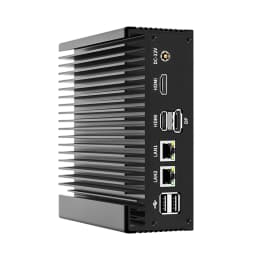 Topton 2x2.5G Nics Intel N150 N100 Fanless Mini PC 2*COM NVMe DDR4 2*HD 1*DP Type-C Solid Firewall PC Industrial Mini Computer
