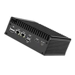 Topton 2x2.5G Nics Intel N150 N100 Fanless Mini PC 2*COM NVMe DDR4 2*HD 1*DP Type-C Solid Firewall PC Industrial Mini Computer