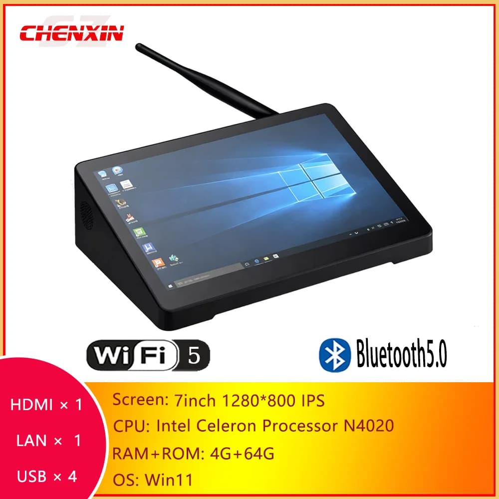 PIPO X8 Pro X8R Mini PC 7 inch 1280*800 Win10 / Android 7.1 / Linux Intel N4020/N3350/RK3288 2G/4G RAM 32G/64G ROM BT Tablet PC
