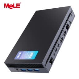 MeLE Overclock X5 MiniPC Core-i5 1235U 16GB RAM 512GB SSD, Dual Ethernet Port, 2×M.2 Slot, HDMI×2/USB-C*2/4K Desktop Computer