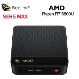 Beelink SER5 Max DDR5 Ryzen7 AMD 6800U/7735HS R3 3200U R5 5500U DDR4 Mini PC 16G 500G NVME Win 11 Triple Screen Desktop Computer