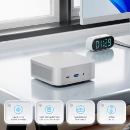 Mini PC Chatreey IT12M 1215U/AMD 6600H/7735HS/5400U WIFI6 Windows 11 Ultra Small Pocket Computer LPDDR5 4K 60Hz RGB Output