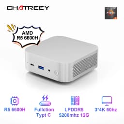 Mini PC Chatreey IT12M 1215U/AMD 6600H/7735HS/5400U WIFI6 Windows 11 Ultra Small Pocket Computer LPDDR5 4K 60Hz RGB Output