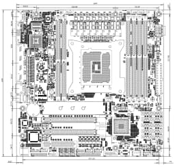 10-Bay X99 NAS Motherboard XEON E5-2699 2695 V4 C612 6*DDR4 V10*SATA 2*NVMe 4*2.5G LAN 3*PCIE Split Firewall M-ATX Mainboard