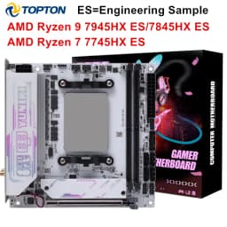 AMD Mini-ITX NAS Gaming Motherboard, Ryzen 9 7945HX ES / 7845HX ES / R7 7745HX ES, 2xM.2 NVMe, 4xSATA PCIe4.0 X16 Home Server PC