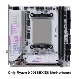 AMD Mini-ITX NAS Gaming Motherboard, Ryzen 9 7945HX ES / 7845HX ES / R7 7745HX ES, 2xM.2 NVMe, 4xSATA PCIe4.0 X16 Home Server PC