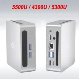 AMD Ryzen 5 5500U Ryzen 3 4300U/5300U Mini PC Windows 11 PRO DDR4 3200MHz NVME SSD WiFi6 BT5.2 Desktop Mini PC Gamer Computer
