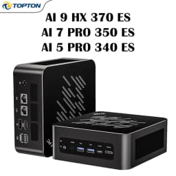 AI 9 H 465 ES AMD Gaming Mini PC Ryzen AI 9 HX 370 ES 7 PRO 350 ES 5 340 ES OCuLink USB4 2x2.5G LAN Desktop Computer Windows 11