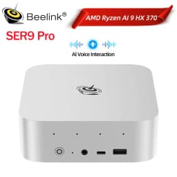 Beelink SER9 Pro/SER10 Max AMD Ryzen AI9 HX370/ HX470 Powerful AI PC 32G DDR5 1T SER8 8745HS 8845HS Gaming PC Desktop Computer