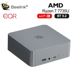 Beelink EQR7 AMD R7 7735U EQR6 R5 6600U EQR5 R5 5500U Mini PC DDR4 16G RAM 500G SSD Windows 11 WiFi6 4K 1000M Desktop Computer